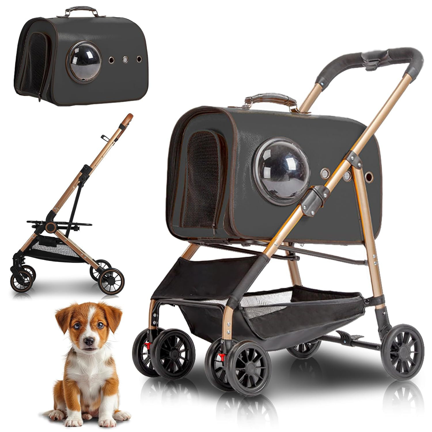 3 in 1 dog stroller hotsell